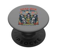 Dead Men Pay No Taxes - Funny Día de los Muertos PopSockets Adhesive PopGrip