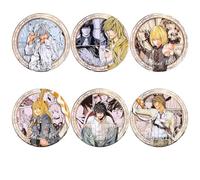 Dead Notes Anime Figure Tinplate Badge Pins Decorations - Multicolore 58mm 6 Pieces