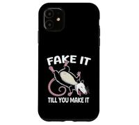 Dead Opossum Faking Death Possum Fake it till you make it Case for iPhone 11