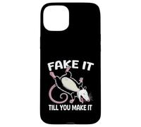 Dead Opossum Faking Death Possum Fake it till you make it Case for iPhone 15 Plus