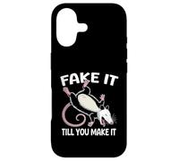 Dead Opossum Faking Death Possum Fake it till you make it Case for iPhone 17