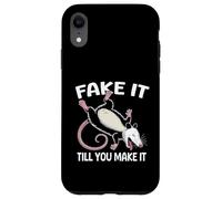 Dead Opossum Faking Death Possum Fake it till you make it Case for iPhone XR