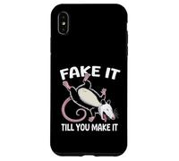 Dead Opossum Faking Death Possum Fake it till you make it Case for iPhone XS Max