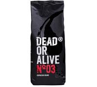 DEAD OR ALIVE COFFEE No3 - Strong Espresso Beans 500g - 100% Robusta - High Caffeine - Medium Roast Premium Blend - Low Acid Whole Beans - Ideal for Espresso Machines (500g)