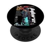 Dead Or Alive Future Cyberpunk Graphic PopSockets Adhesive PopGrip
