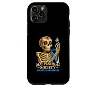 Dead Pancreas Society Diabetes Awareness Day Skeleton Sugar Case for iPhone 11 Pro