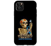 Dead Pancreas Society Diabetes Awareness Day Skeleton Sugar Case for iPhone 11 Pro Max