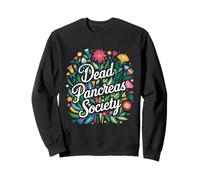 Dead Pancreas Society Floral Type 1 Diabetes Awareness T1D Sweatshirt