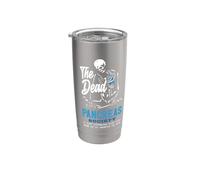 Dead Pancreas Society Type One Diabetes T1D Awareness Skull Stainless Steel Insulated Tumbler