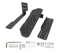 Dead Pedal Foot Rest Pad Left Side Adjustable Anti Slip Kick Panel Replacement for JK JL JLU 4x JT 2007 2023 Models Black