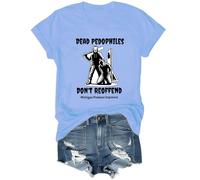 Dead Pedophiles Don't Reoffend Shirt, Unisex Carolina Blue