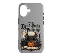Dead Poets and Pumpkins Poetcore Reading Halloween Case for iPhone 16
