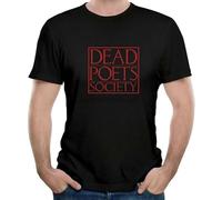Dead Poets Society Movie Poster Movies Contton T Shirt for Mens Black