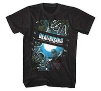 Dead Rising Zombie Film Reel Men's T Shirt Capcom Horror Survival Game Tee Merch(X-Large)