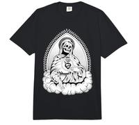 Dead Saint Relic Skeleton Prophet Angel Blackwork Comfort Colors Adult Heavyweight T-Shirt