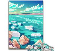 Dead Sea Landscape Adult Jigsaw Puzzles 1000 Pieces, Help The Brain Exercise Addictive Toys to Cultivate Patience Unique Challenge Game 1000pcs(26x38cm)