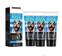 Dead Sea Mud Black Mask, Mineral-Rich Peel-Off Cleansing Masks, Blackhead Remover Mask, Deep Cleansing Dirts, Pores, Purify & Nourish Skin, For Women And Men (3pcs)