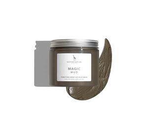 Dead Sea Mud Mask with White Clay and Avocado Oil - NATURAL VEGAN COSMETICS - 250g Face Mask - MADE IN GERMANY - Real Mud Extract from the Dead Sea