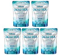 Dead Sea Salt Coarse 1Kg X 5 - 5Kg Pure Natural Mineral-Rich Bath Salts For Relaxation