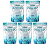 Dead Sea Salt Fine 1Kg X 5 - 5Kg Pure Natural Mineral-Rich Bath Salts For Relaxation