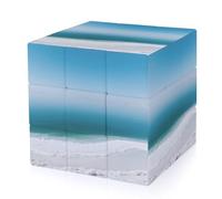Dead Sea Salt Flats Magic Cube,The Original 3x3 Cube,Speed Cube Problem-Solving Brain Teaser,Easy Turning Sensory Puzzle Toy,Sensory Stress Relief Form Fidget Toys