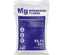 DEAD SEA SALTS - MgCl2 Magnesium Chloride Hexahydrate Flake - 47% Magnesium - for Foot Soak, Bath Salts, Floatation Tanks 25kg bag