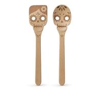 DEAD SET, Day of the Dead Wooden Spoons, Set of 2