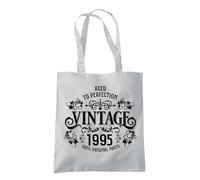Dead Set Studio 30th Birthday Tote Bag for Women, Light Grey, 38 cm x 42 cm x 0.5 cm