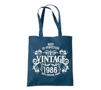 Dead Set Studio 40th Birthday Gifts for Women, Vintage 1986 Tote Bag