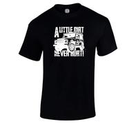 Dead Set Studio 4x4 Off Road Graphic Tee, Novelty 4WD T Shirt for Men, Off Roading Gifts, Mechanic Gifts, Car Themed Apparel Black Size XL