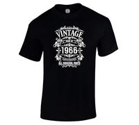 Dead Set Studio Mens 60th Birthday Gift T Shirt - 1966 All Original Parts - Born in 1966, 60th Birthday Gifts for Men, 60th Birthday Gift Idea for Him Black Size XXL