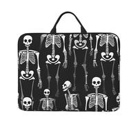 Dead-Skeletons-Pattern 14-Inch Laptop Case, Portable Laptop Computer Sleeve With Zipper Closure