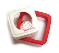 DEAD SKIN Sandwich Toast Cutter and Sealer Bread Sandwich Decruster Mold Pancake Maker Cookies Fruits Vegetables Shaped Cutters Lunch Bento Box Red,(DS-SMR)
