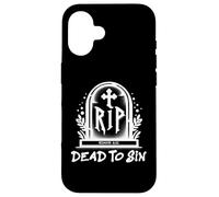Dead to Sin - Romans 6:11 Christian Faith Graffiti Case for iPhone 16