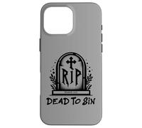 Dead to Sin - Romans 6:11 Christian Faith Graffiti Case for iPhone 16 Pro Max