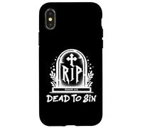 Dead to Sin - Romans 6:11 Christian Faith Graffiti Case for iPhone X/XS