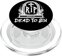 Dead to Sin - Romans 6:11 Christian Faith Graffiti PopSockets PopGrip for MagSafe