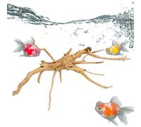 Dead Wood Rhododendron Root - Aquarium Sinkable Driftwood Fish Tank Decoration, Natural Driftwood Branches Reptiles Aquarium Decoration, Fish Tank Accessories For Hiding