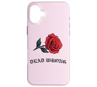 DEAD WRONG Rose Old School Style 90's Throwback Case for iPhone 16 Plus