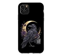 Dead Yet Raven Crow Bird Coffee Celestial True Crime Humor Case for iPhone 11 Pro Max
