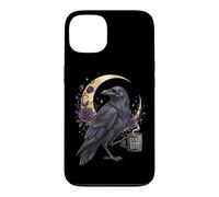 Dead Yet Raven Crow Bird Coffee Celestial True Crime Humor Case for iPhone 13