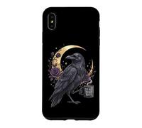 Dead Yet Raven Crow Bird Coffee Celestial True Crime Humor Case for iPhone XS Max