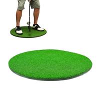 DeadeyeVR Golf Mat for Perfect VR Immersion - Hitting and Putting Mat, Oculus Club Attachment VR Accessory, 28" Diameter, 3/8" Thick, Easy Storage, Compatible with Deadeye Golf Club