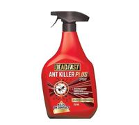 Deadfast Ant Killer Plus Spray 750ml Fast-Acting & Long-Lasting Insect Control Destroys Ants & Nests Indoor/Outdoor Use 3-Month Residual Effect Kills Cockroaches Too