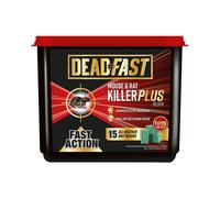 Deadfast Mouse and Rat Killer Plus 15 Block 300g