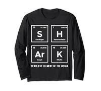 DEADLIEST ELEMENT OF THE OCEAN Shark Lovers Periodic Table Long Sleeve T-Shirt