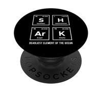 DEADLIEST ELEMENT OF THE OCEAN Shark Lovers Periodic Table PopSockets Adhesive PopGrip