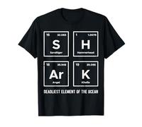 DEADLIEST ELEMENT OF THE OCEAN Shark Lovers Periodic Table T-Shirt