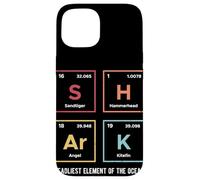 DEADLIEST ELEMENT OF THE OCEAN Shark Periodic Table Case for iPhone 15