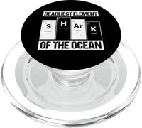 DEADLIEST ELEMENT OF THE OCEAN Shark Periodic Table PopSockets PopGrip for MagSafe